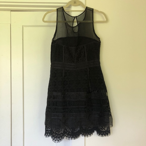 Cynthia Steffe black lace cocktail dress - Picture 6 of 8